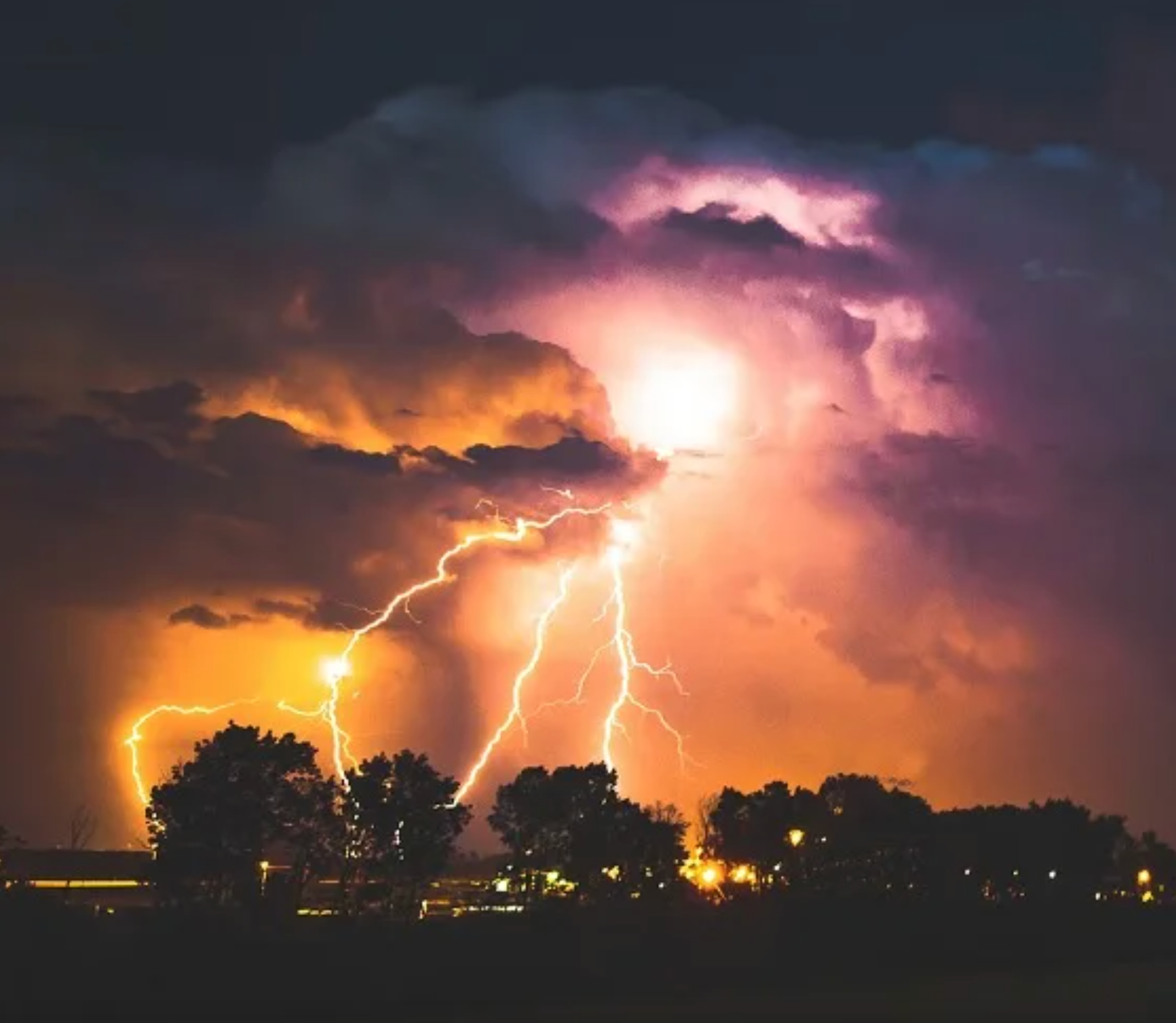 Lightning Thunder Photo Print